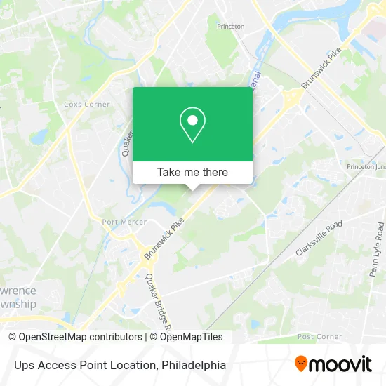 Ups Access Point Location map