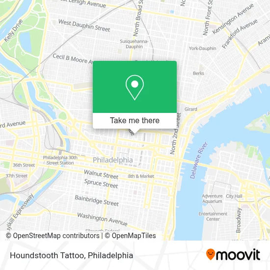 Houndstooth Tattoo map