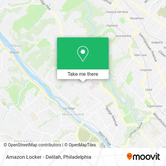 Amazon Locker - Delilah map