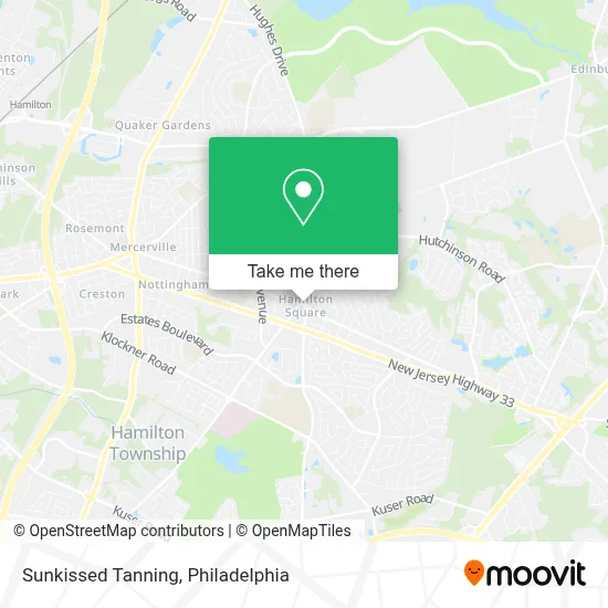 Sunkissed Tanning map