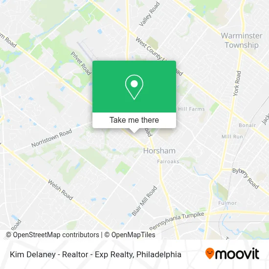 Kim Delaney - Realtor - Exp Realty map