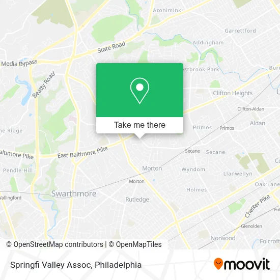 Springfi Valley Assoc map