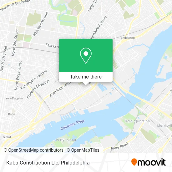 Kaba Construction Llc map