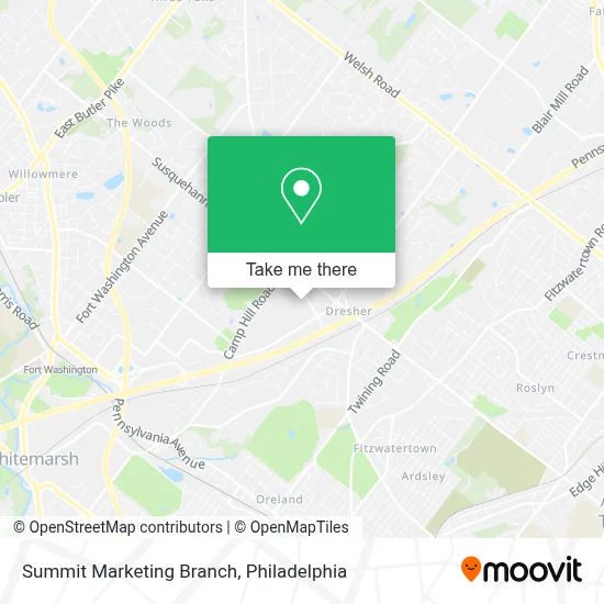 Summit Marketing Branch map