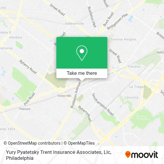 Yury Pyatetsky Trent Insurance Associates, Llc map