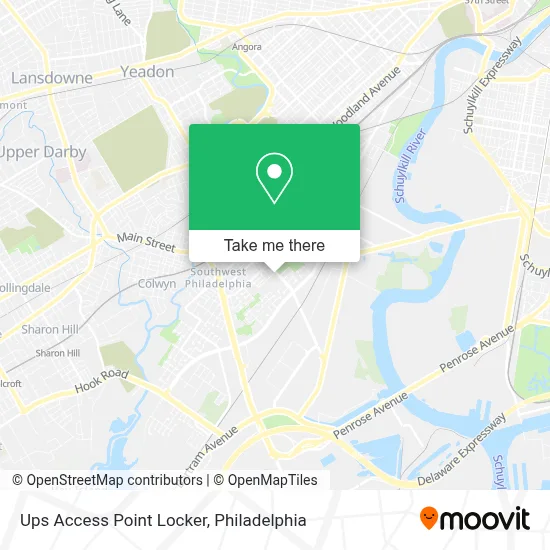 Ups Access Point Locker map