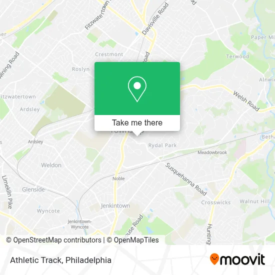 Athletic Track map