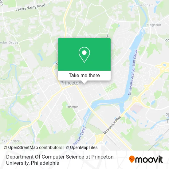 Department Of Computer Science at Princeton University map