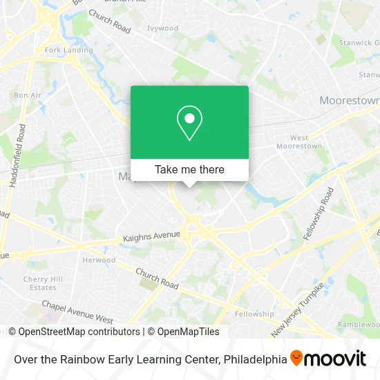 Over the Rainbow Early Learning Center map