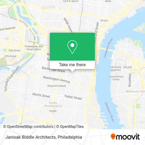 Janisak Biddle Architects map