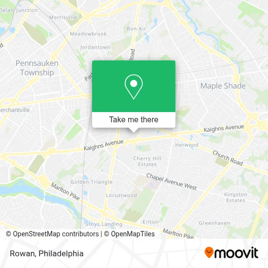 Rowan map