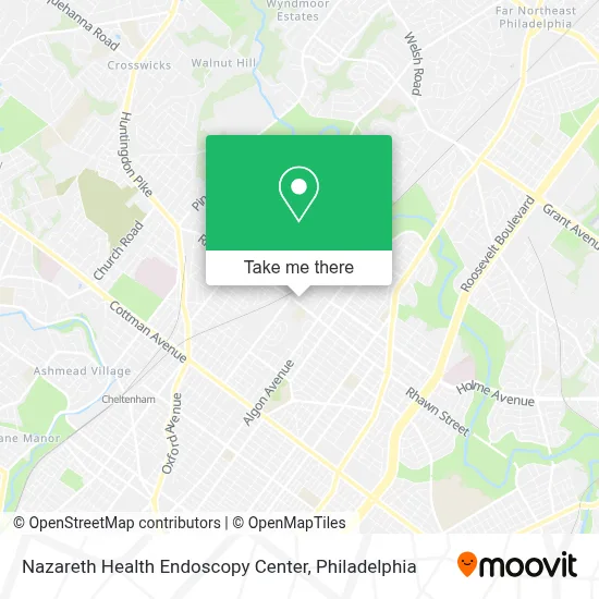 Nazareth Health Endoscopy Center map