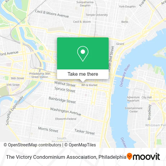 The Victory Condominium Assocaiation map