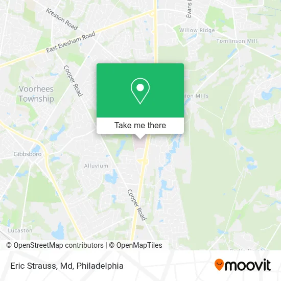 Eric Strauss, Md map