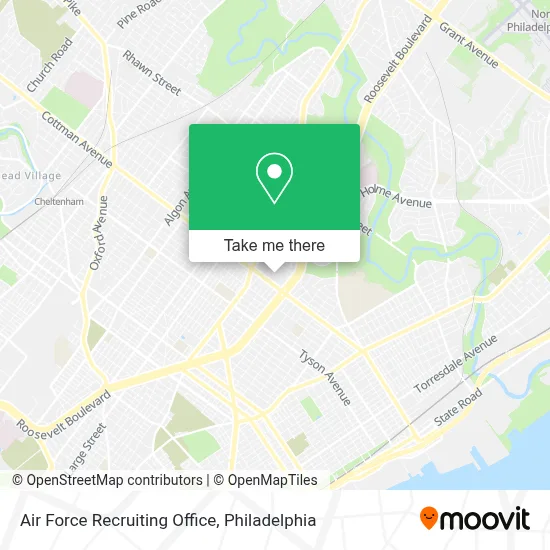 Air Force Recruiting Office map