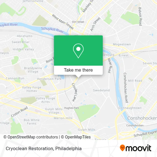 Cryoclean Restoration map
