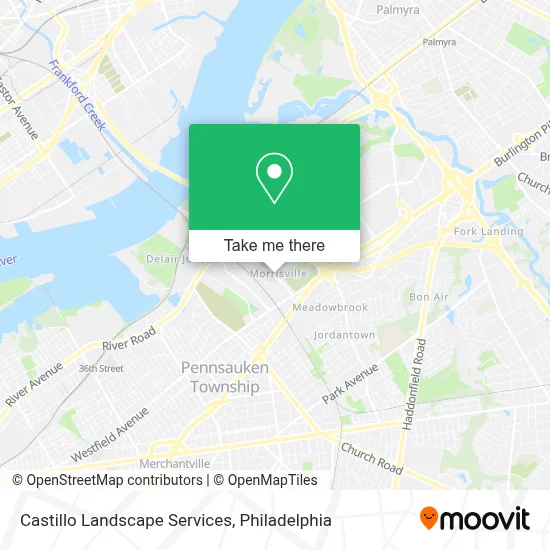 Castillo Landscape Services map