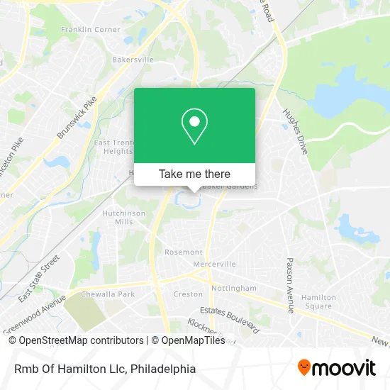 Rmb Of Hamilton Llc map