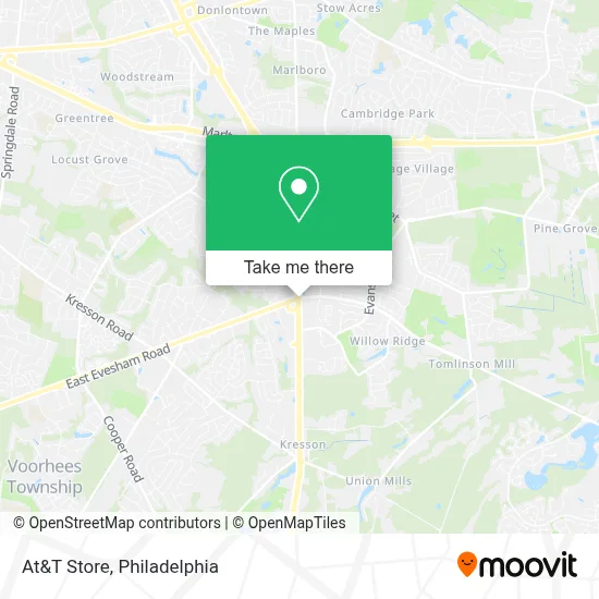 At&T Store map