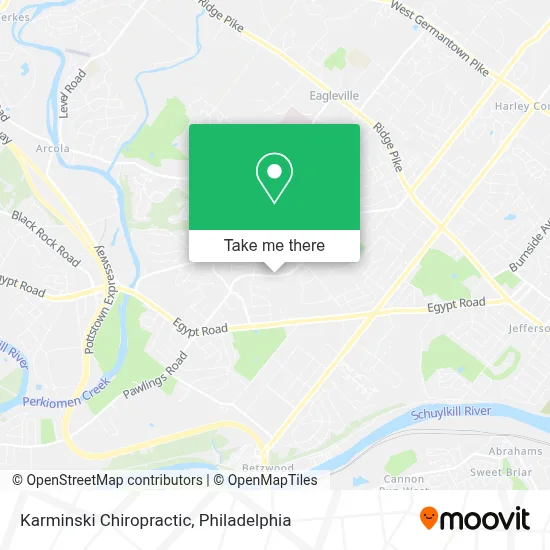 Karminski Chiropractic map