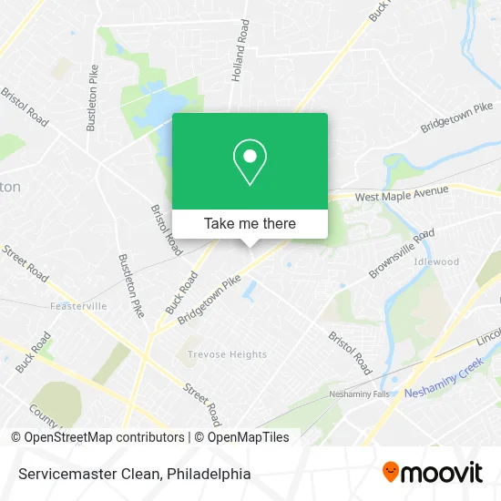 Servicemaster Clean map