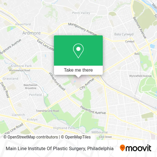 Main Line Institute Of Plastic Surgery map
