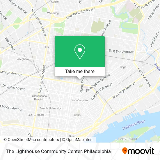 The Lighthouse Community Center map