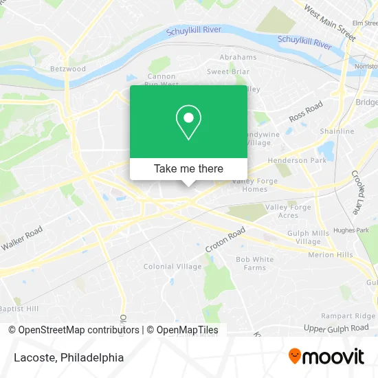 Lacoste map