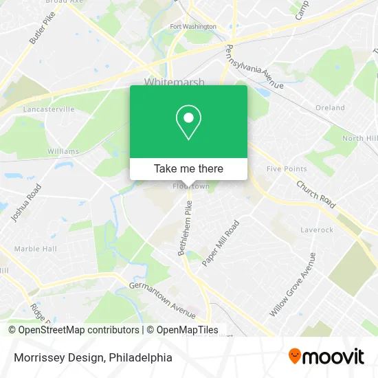 Morrissey Design map