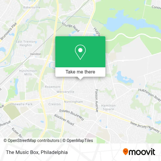 The Music Box map
