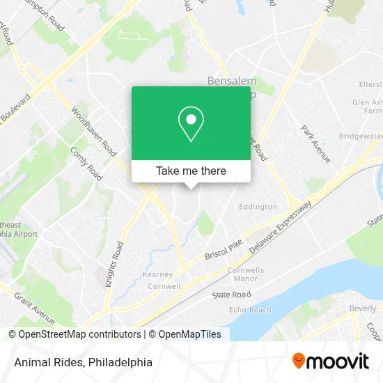 Animal Rides map