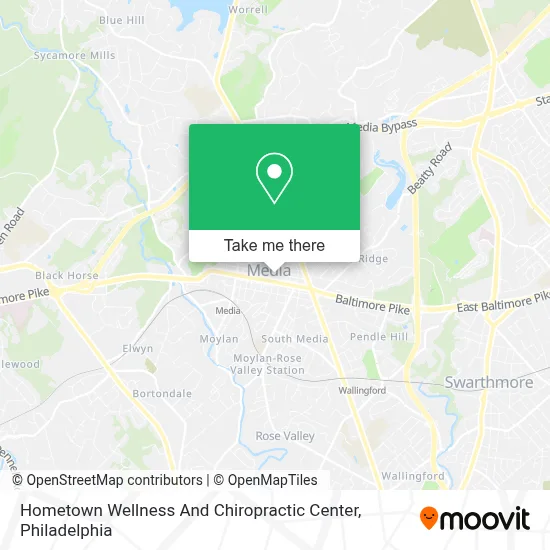 Hometown Wellness And Chiropractic Center map