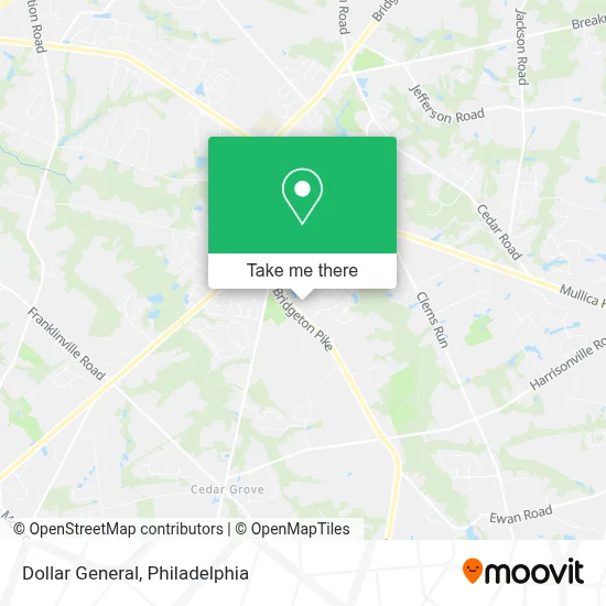 Dollar General map