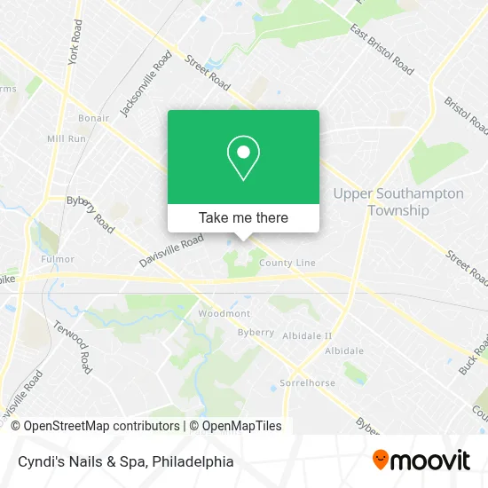 Cyndi's Nails & Spa map