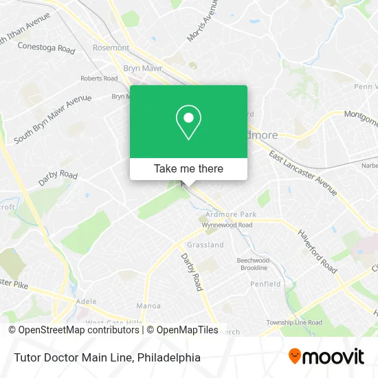Tutor Doctor Main Line map
