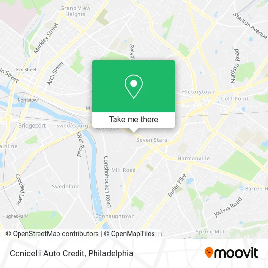 Conicelli Auto Credit map