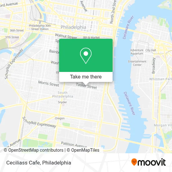 Ceciliass Cafe map