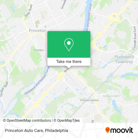 Princeton Auto Care map