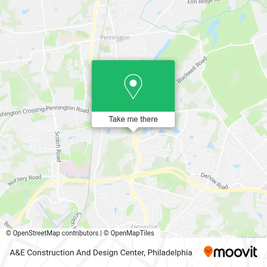 A&E Construction And Design Center map