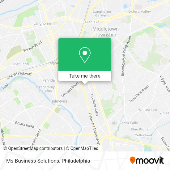 Ms Business Solutions map
