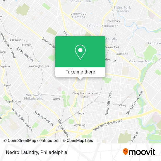 Nedro Laundry map