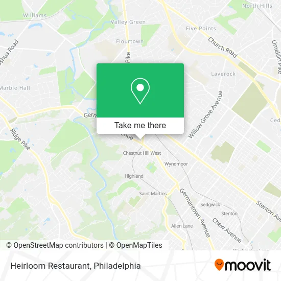 Heirloom Restaurant map