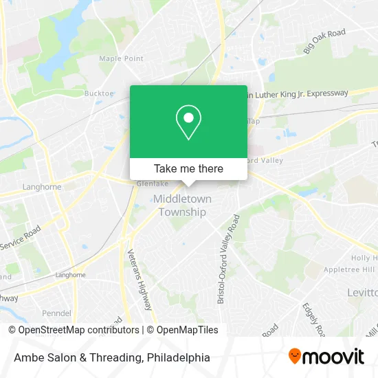 Ambe Salon & Threading map