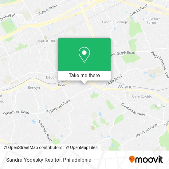 Sandra Yodesky Realtor map