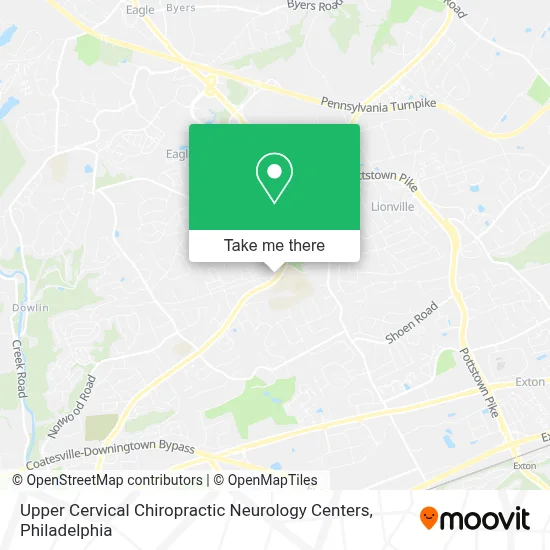 Upper Cervical Chiropractic Neurology Centers map