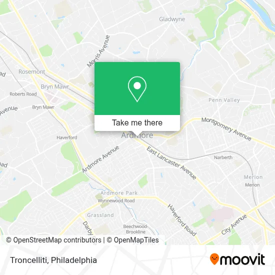 Troncelliti map