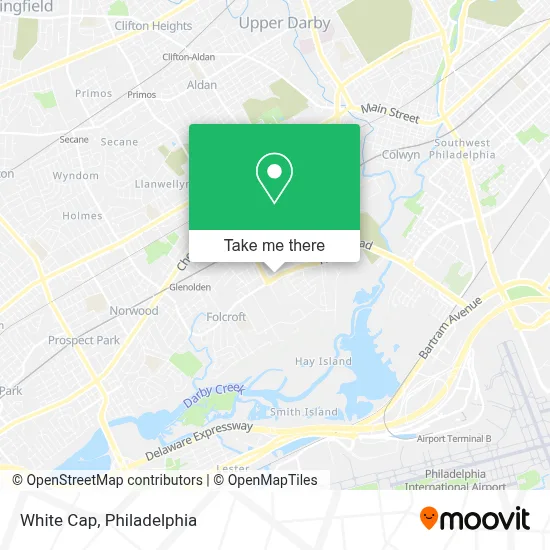 White Cap map