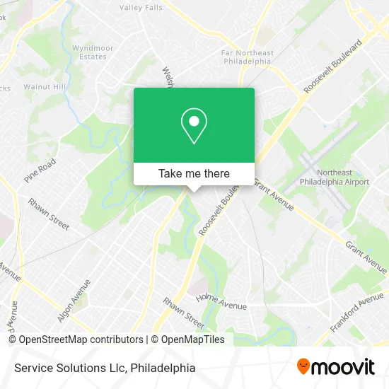 Service Solutions Llc map