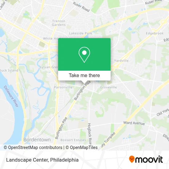 Landscape Center map