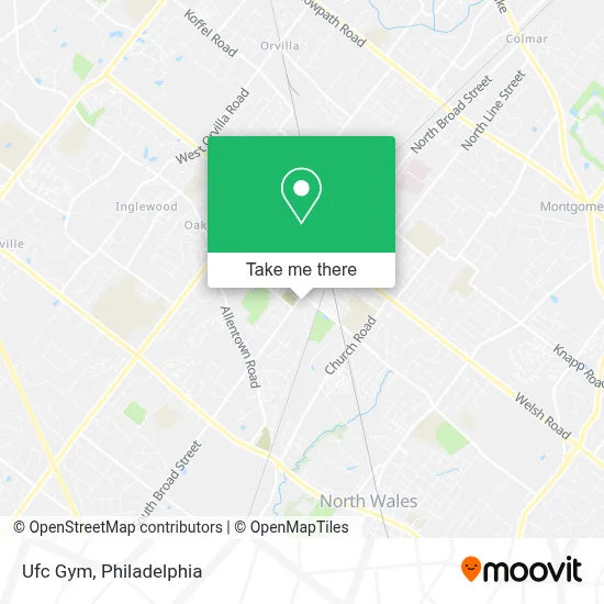 Ufc Gym map